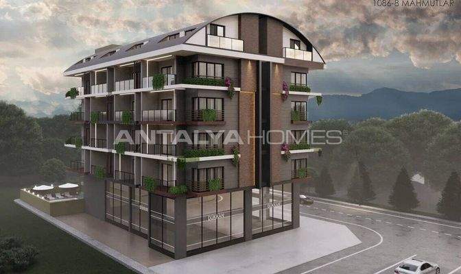Real Estate with Rich Communal Amenities in Alanya Mahmutlar
