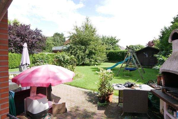 Blick von der Terrasse Haus 1