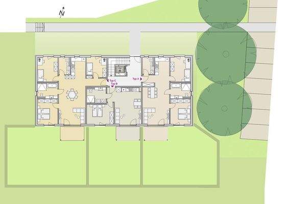 Grundriss komplettes Haus