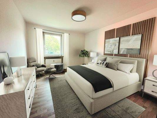 Virtuelle Möblierung Schlafen