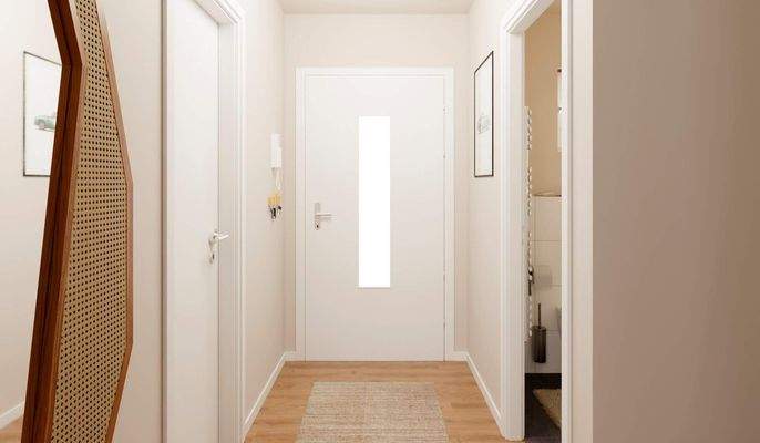 Heller und freundlicher Eingangsbereich