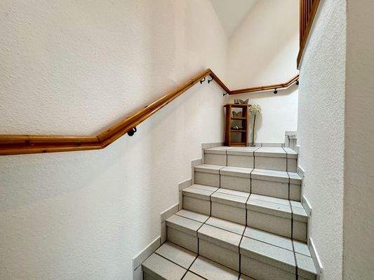 Treppe ins Dachgeschoss