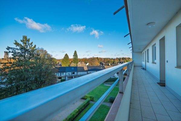 Laubengang zur Wohnung