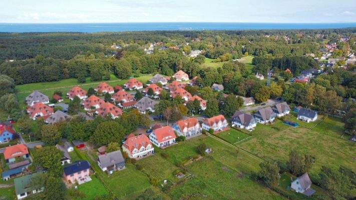 Luftbild mit Südwestansicht