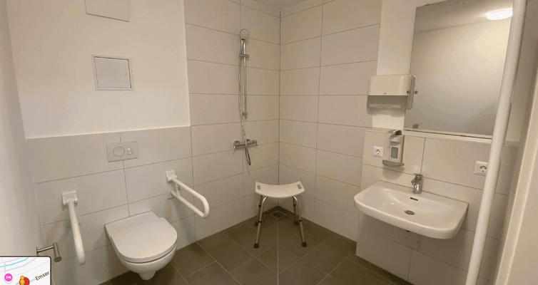 Barrierefreies Badezimmer