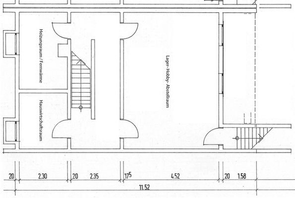 Grundriss Kellergeschoss