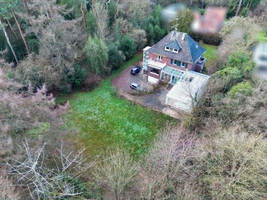 Vogelperspektive Gartenseite