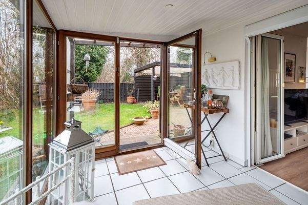 Wintergarten/Zugang Terrasse