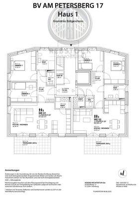Grundriss EG - WHG 1&2