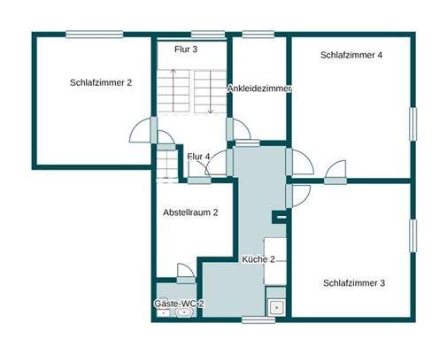 Grundriss Skizze 1.OG