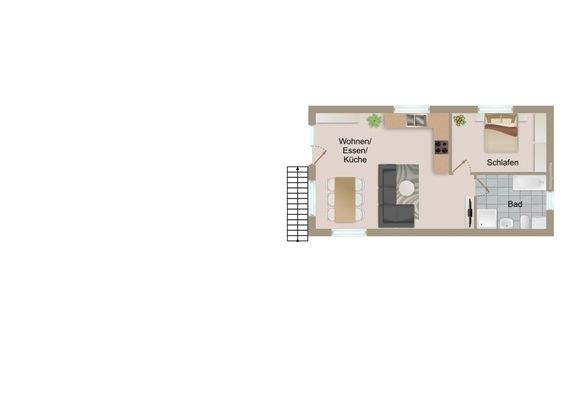 Obergeschoss Garagengebäude