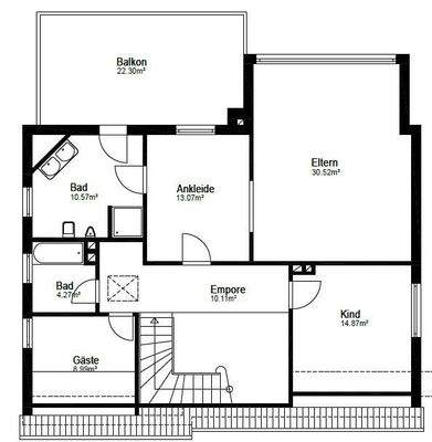 Grundriss-Dachgeschoss