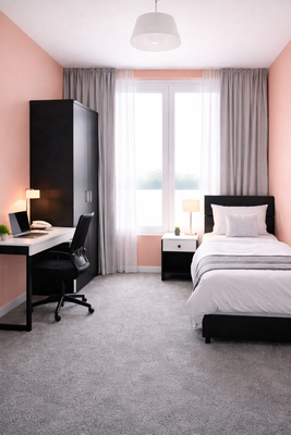 Privatzimmer mit Balkon–Warm miete 470