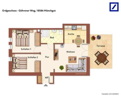 Grundriss Ferienwohnung