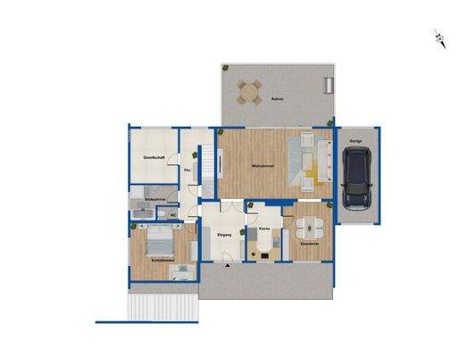 Grundriss Erdgeschoss