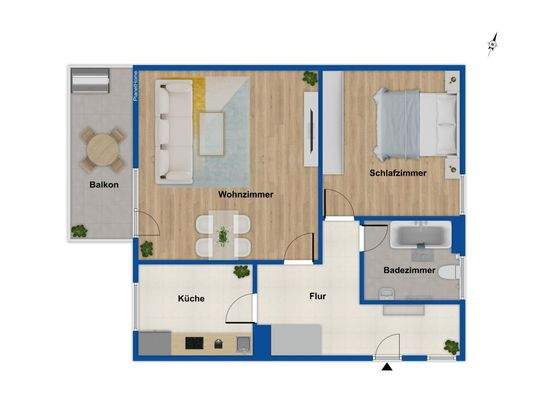 Grundriss Obergeschoss