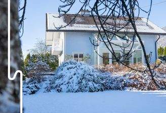 Haus mit großem Garten