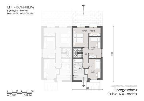 Grundriss Cubic 160 OG Rechts