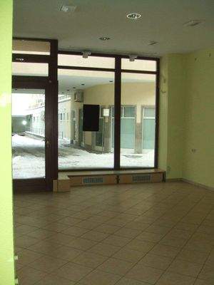 Eingang zum Ladengeschäft