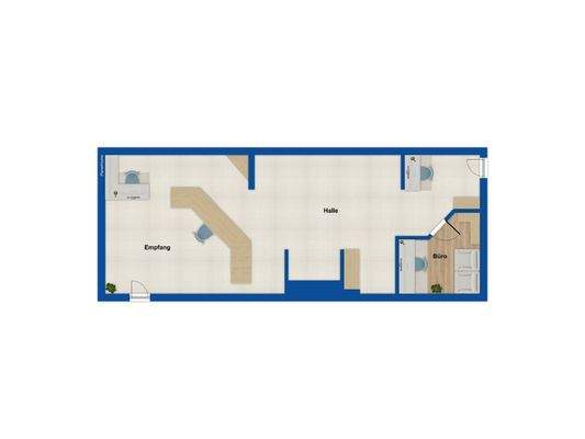 Grundriss Verkaufsfläche