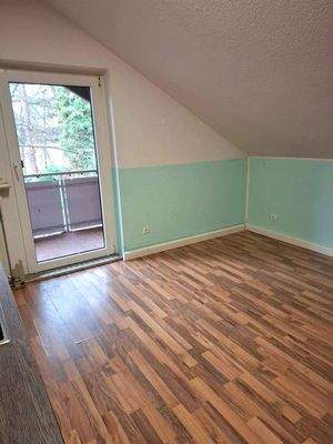 Küche im DG mit Loggia