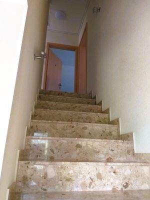 Treppenaufgang zur Dachgeschosswohnung