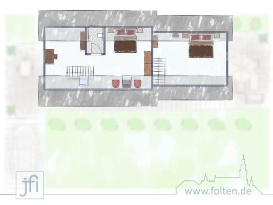Grundriss Dachgeschoss
