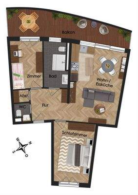 3.Obergeschoss - Grundriss