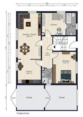 Grundriss Erdgeschoss