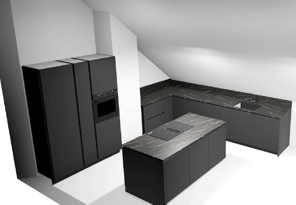 Visualisierung Einbauküche
