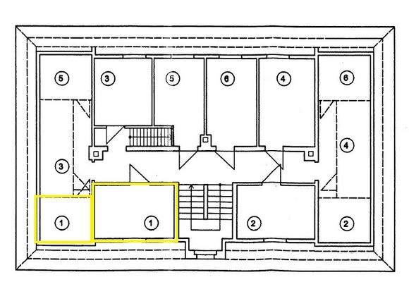 Grundriss DG - 2 Bodenkammern