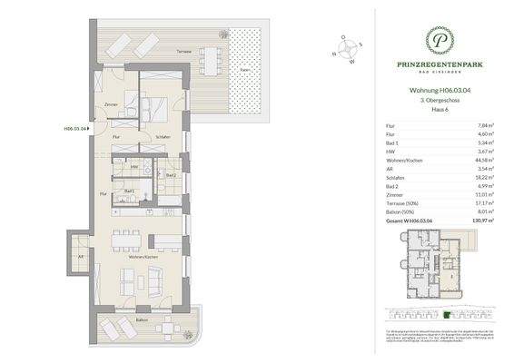 Grundriss Haus 6 - H06.03.04