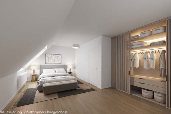 Visualisierung Schlafzimmer OG
