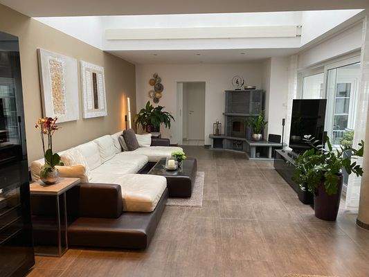 Wohnzimmer mit Terrasse