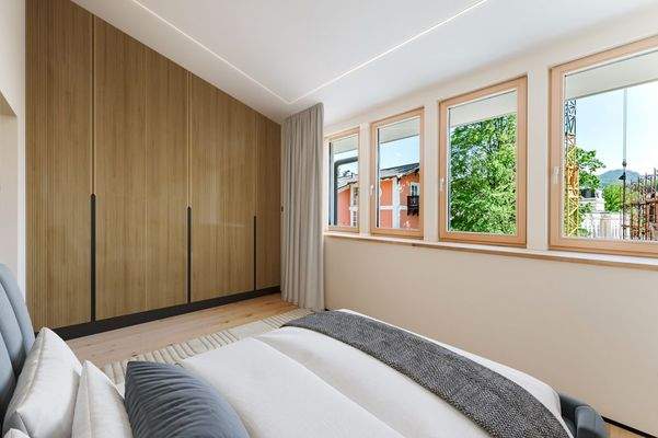 Masterbedroom - virtuelles Home Staging