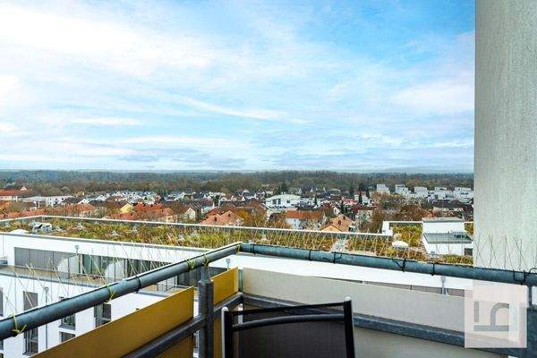 Aussicht Richtung Alpen