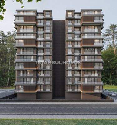 Flats in a Complex with Security in Kagithane Istanbul