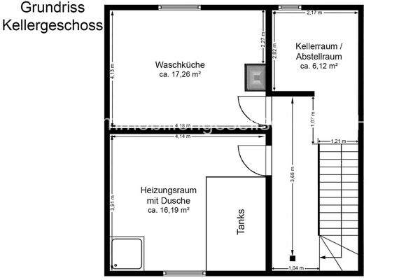 Grundriss Kellergeschoss