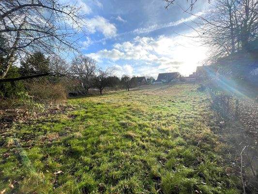 Grundstücksansicht vom Haus