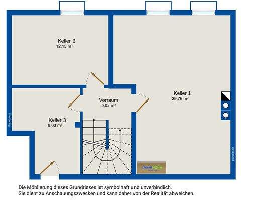 Grundriss Kellergeschoss 