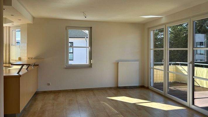 Wohnbereich mit Küchentheke