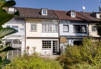 Ansicht des Hauses vom Garten