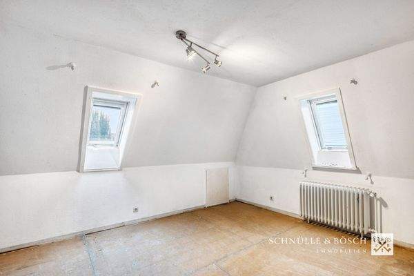 Der Raum wurde zuletzt als Küche genutzt