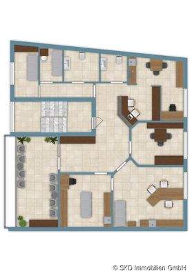 Grundriss-Skizze 1. Obergeschoss