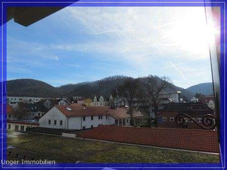 Blick vom Balkon