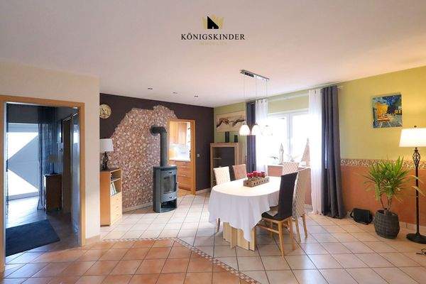 Der Ofen heizt ganz schön ein