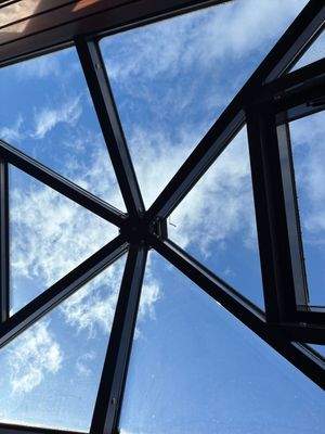 Aussicht aus Dachkuppel