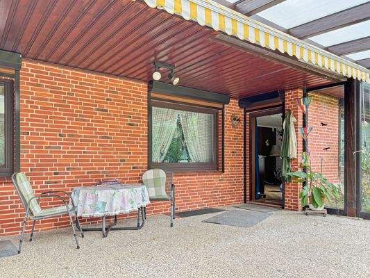 Überdachte Terrasse