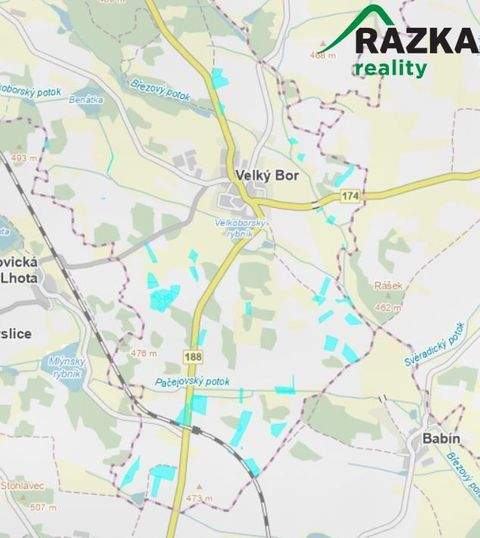 Velký Bor Bauernhöfe, Landwirtschaft, Velký Bor Forstwirtschaft