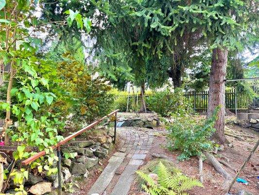 Gartenabteil im Innenhof